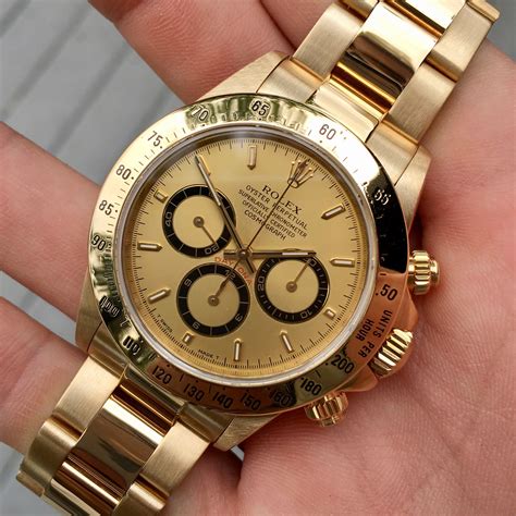 rolex daytona yellow gold on vip wrist|rolex daytona price list.